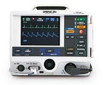 Physio Lifepak 20e - 3-Lead, Biphasic, Pacing & AED (Refurbished)