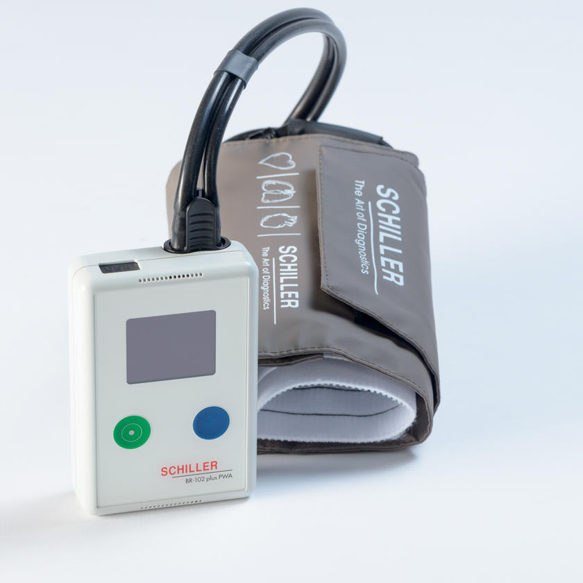 PULSE WAVE ANALYSIS (PWA) AND BLOOD PRESSURE MEASUREMENT IN ONE  BR-102 PLUS PWA