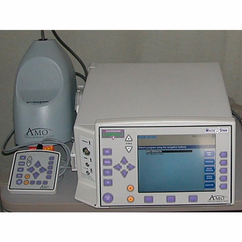 Reconditioned Phaco Amo Sovereign Compact Ice White Star 5.1 Version