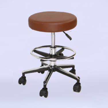 Rolling adjustable stool
