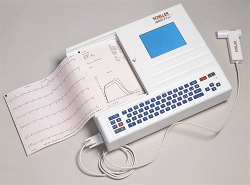 Schiller CARDIOVIT AT-2plus 12-Channel Resting EKG Machine w/ Spirometry