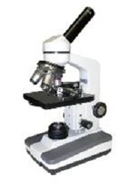 Student Advanced Microscope - Fluor, 3 obj, Abbe, Iris, Coaxial