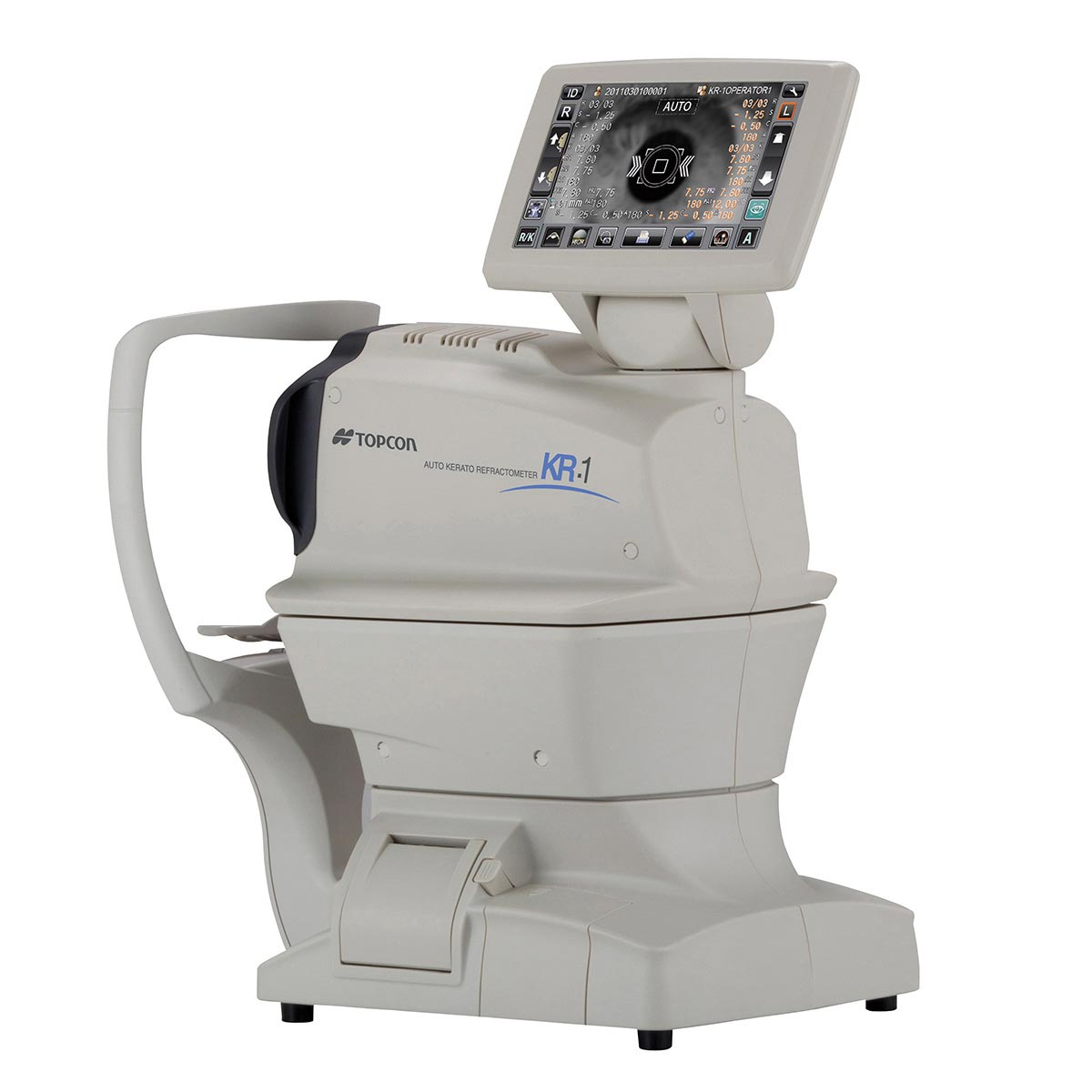 Topcon KR-1 Auto Refractor/Keratometer with Touch Screen Display