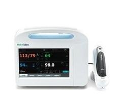 Welch Allyn Connex Vital Signs Monitor 6400 - Blood Pressure, Pulse Rate, MAP, Masimo SpO2, Braun PRO 4000 Thermometer and Printer