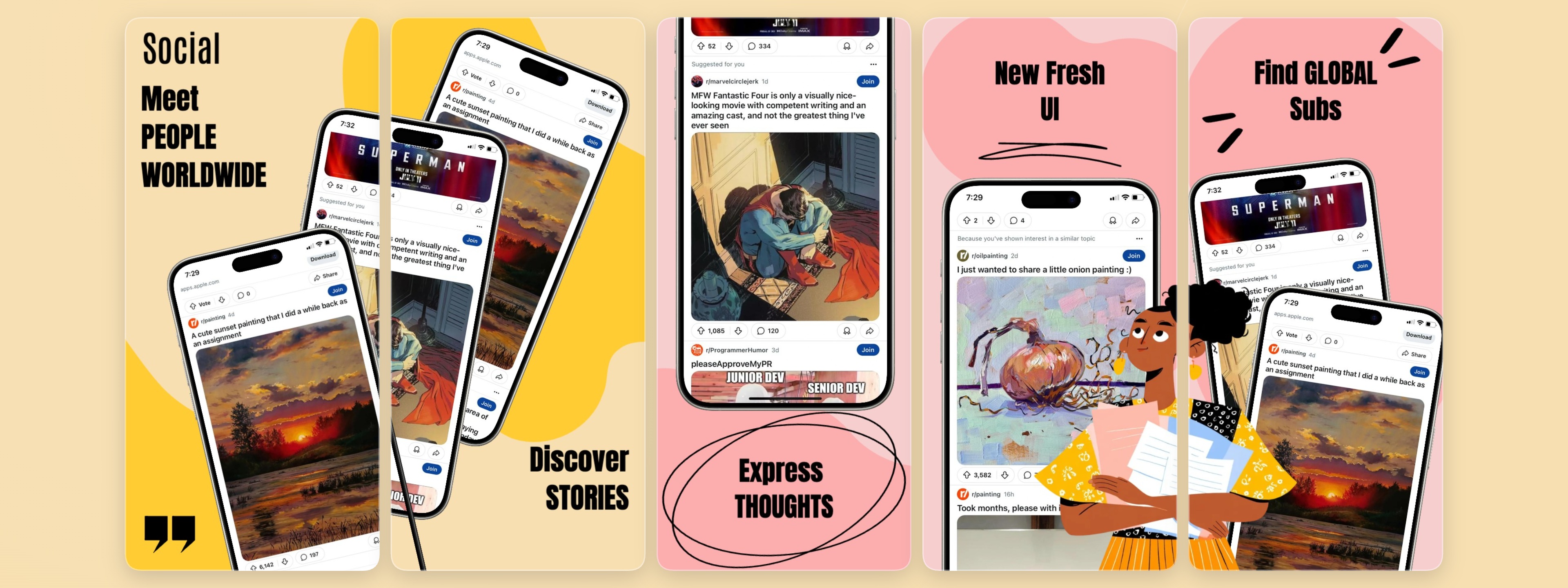 Social Media App preview
