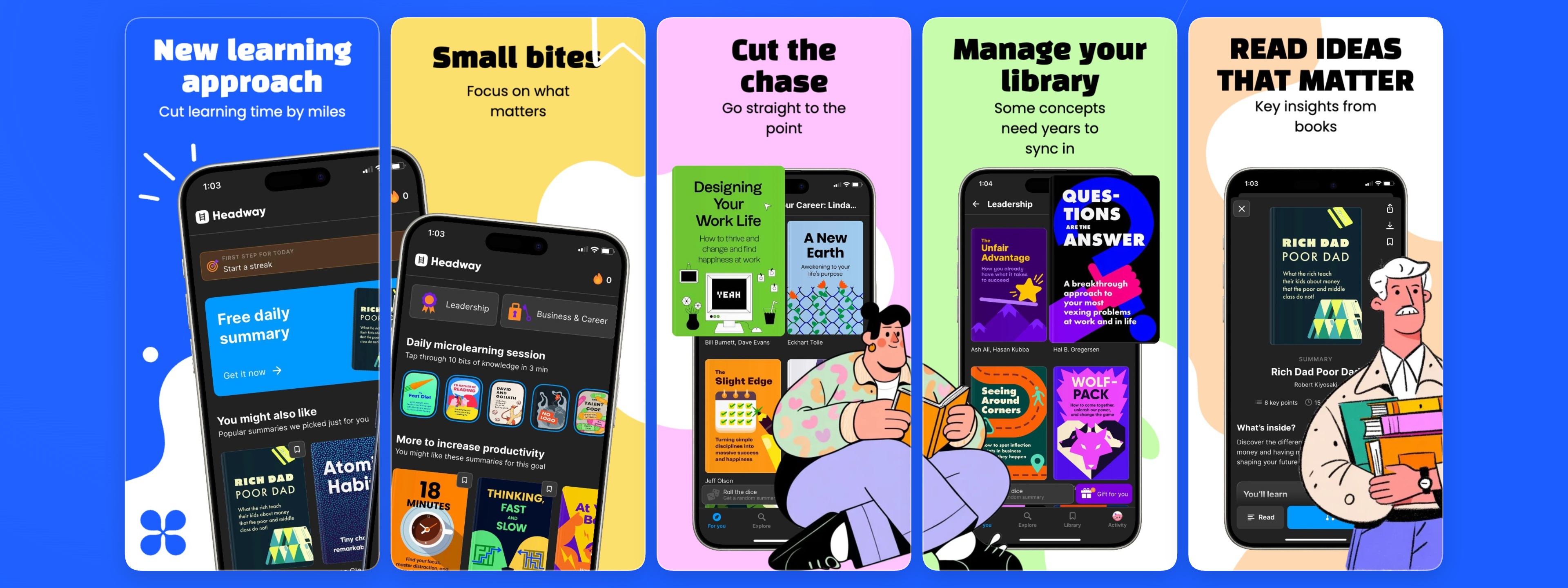 Headway inspired app preview