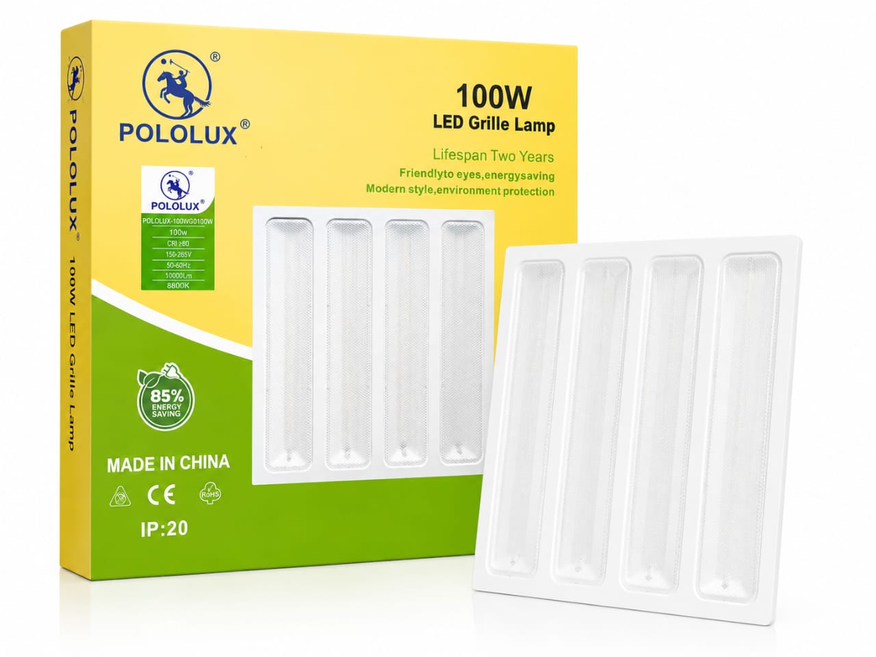 100W LED Panel Light/Grill Lamp (Modular or 4-divide) 2