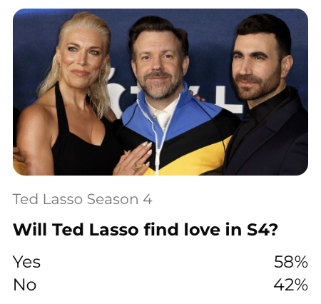 Story Inc Market Question page showing a film prediction market