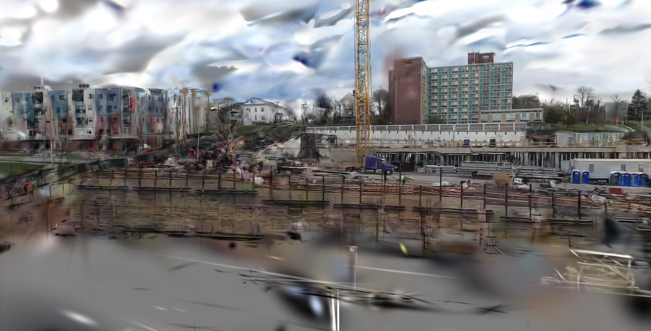 Construction Near Walnut Park