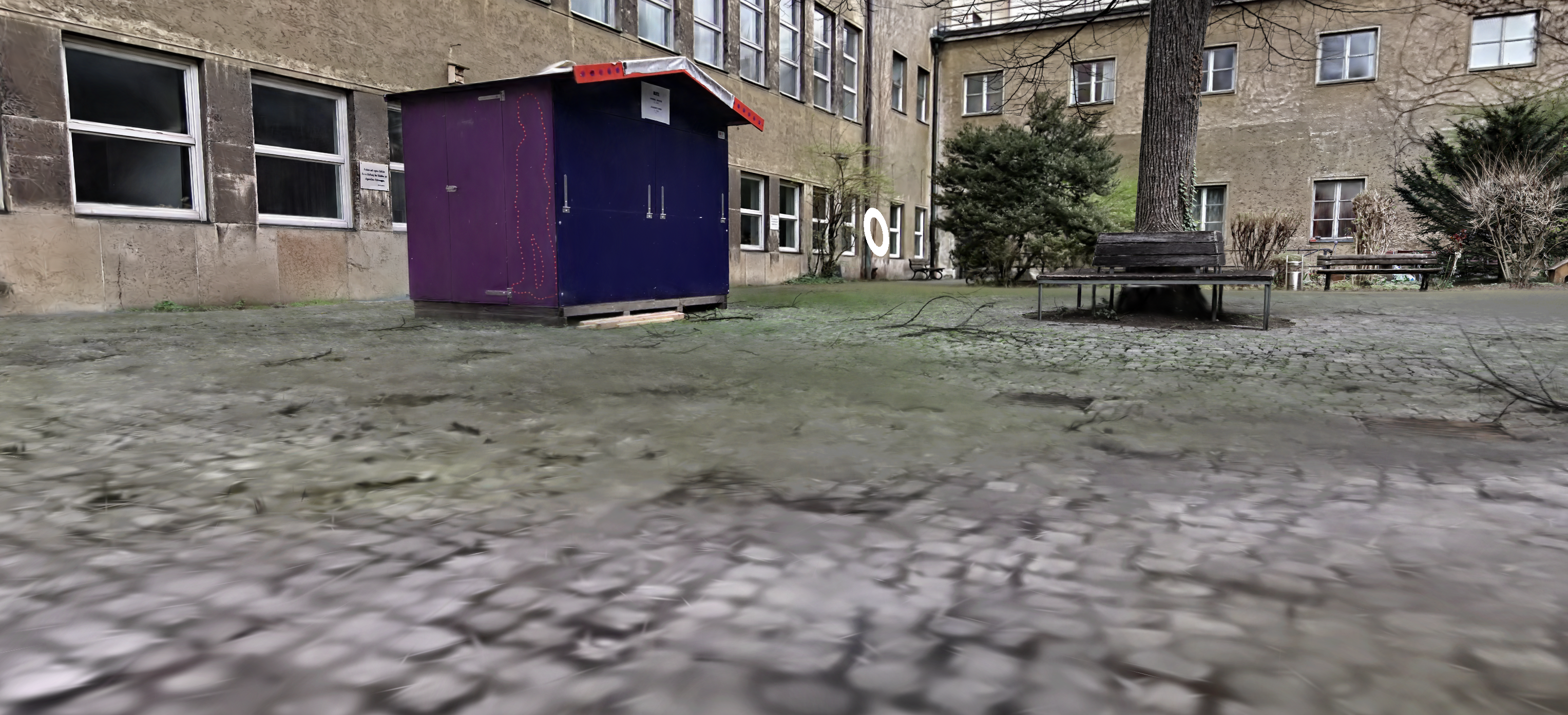 Deutsches Museum Brunnen Hinterhof