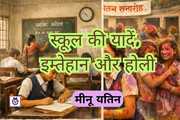 स्कूल की यादें, इम्तेहान और होली