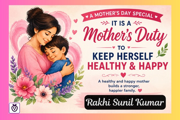 A Mother’s Day Special : It Is a Mother’s Duty to Keep Herself Healthy and Happy