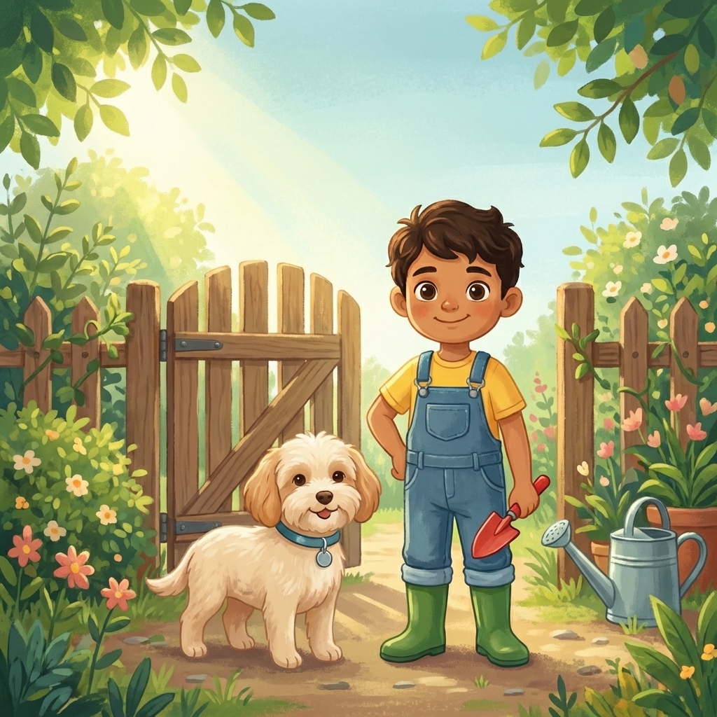 {leo} and {pip} the Little Garden Helpers