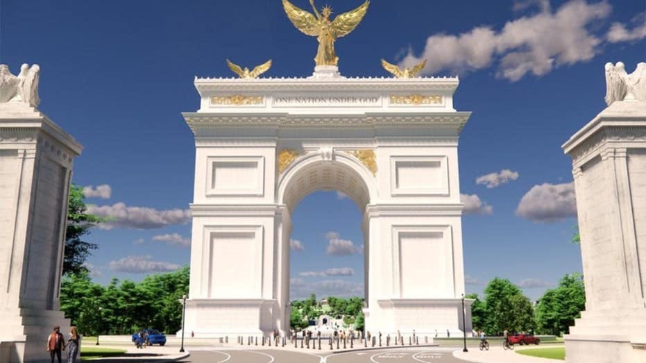 Trump's Arch Military Complex Announcement