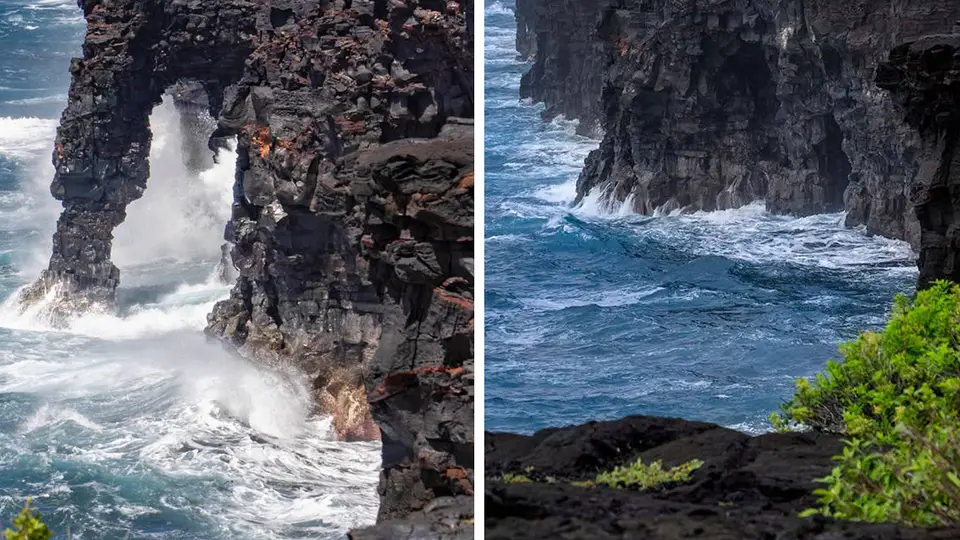 Hōlei Sea Arch Collapses in Hawaii