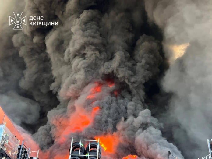 Russia Strikes Near Kyiv