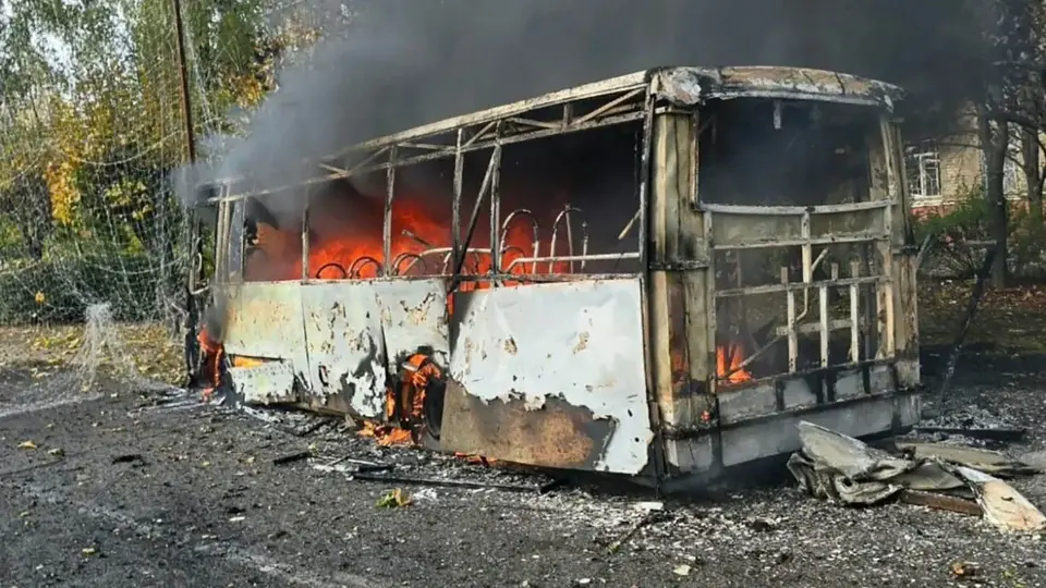 Russian Attack on Buses in Kramatorsk