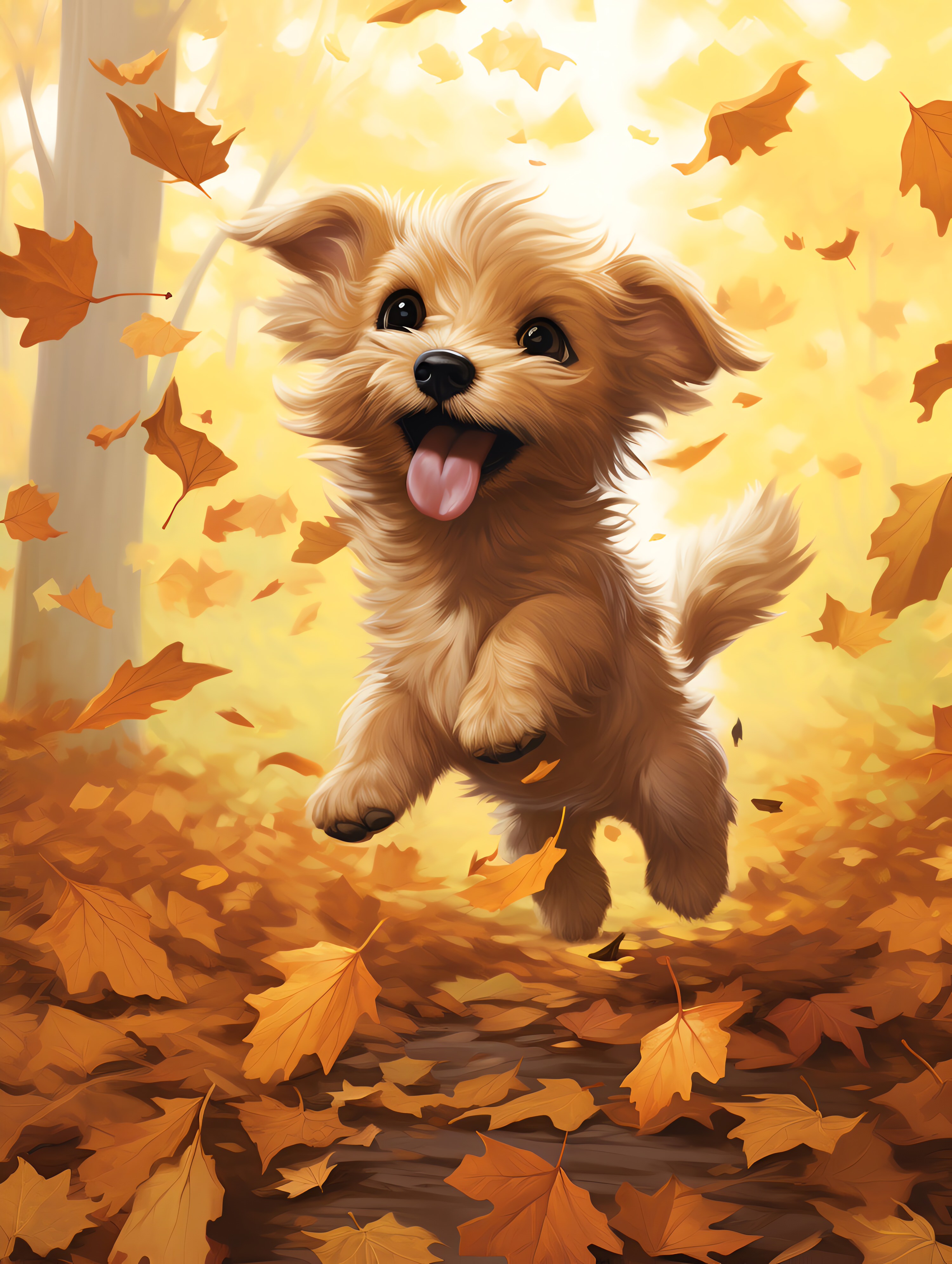 Illustration for page 1 of All the Things a Puppy Can Do!