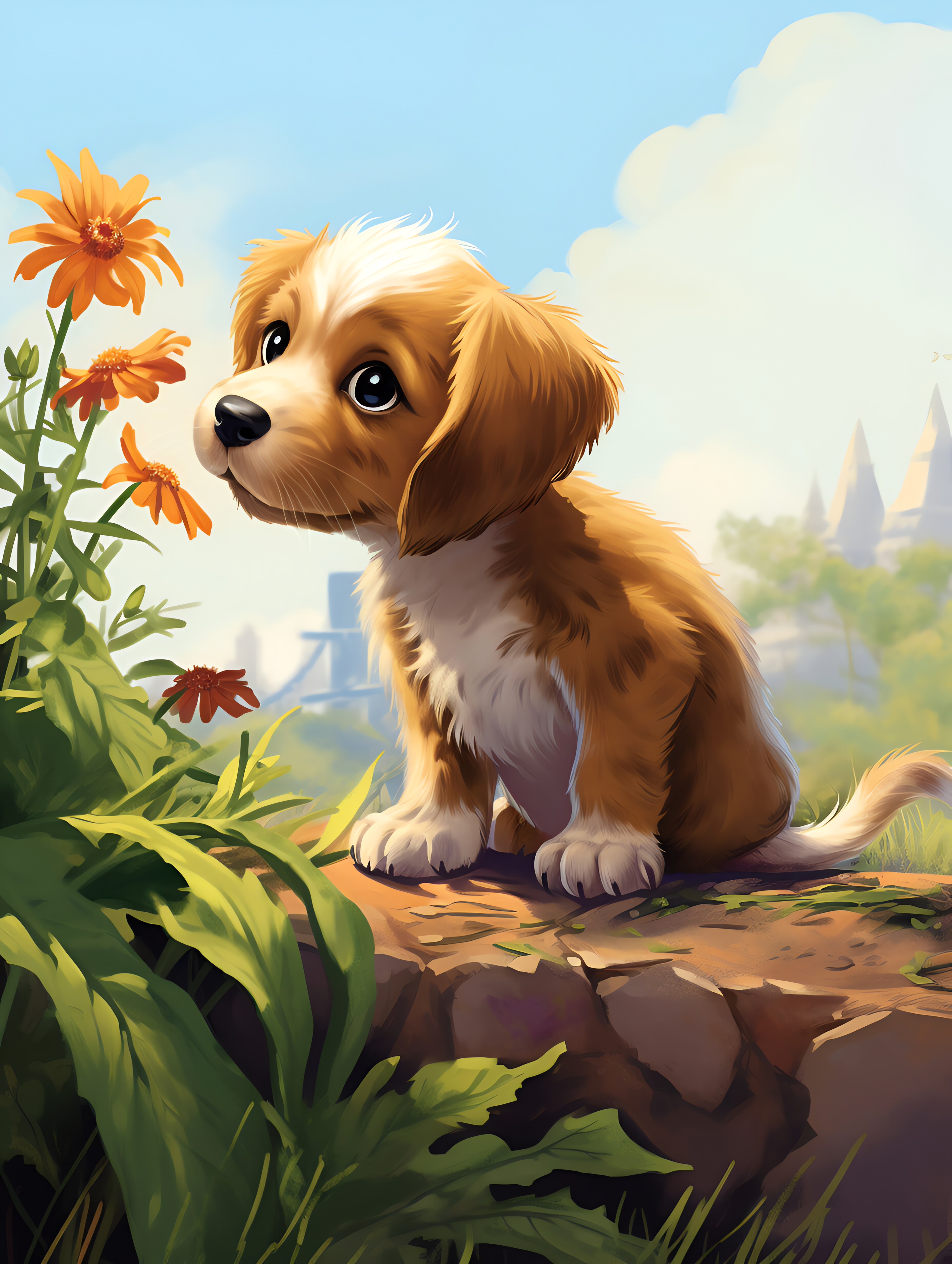 Illustration for page 11 of All the Things a Puppy Can Do!