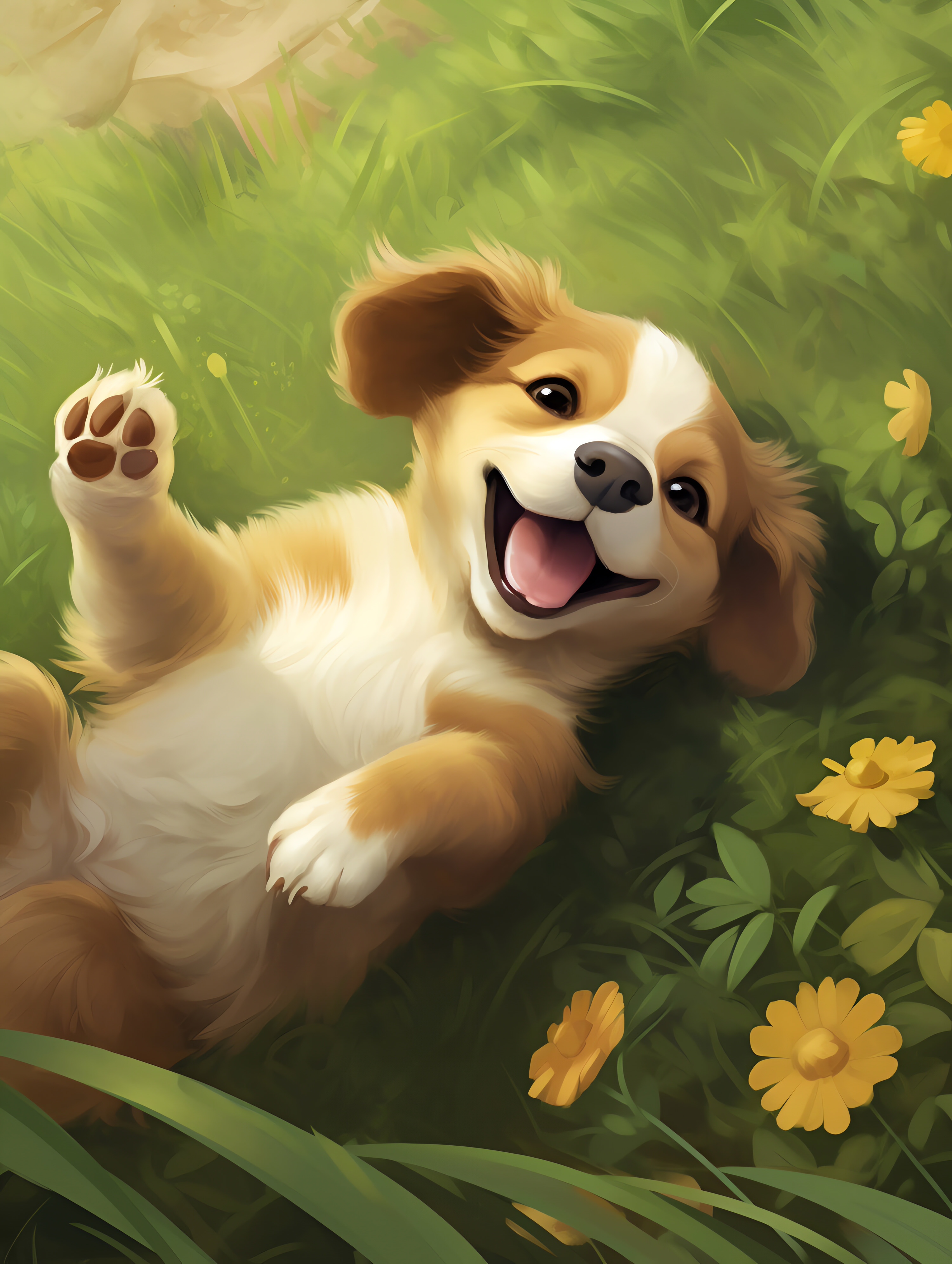 Illustration for page 12 of All the Things a Puppy Can Do!