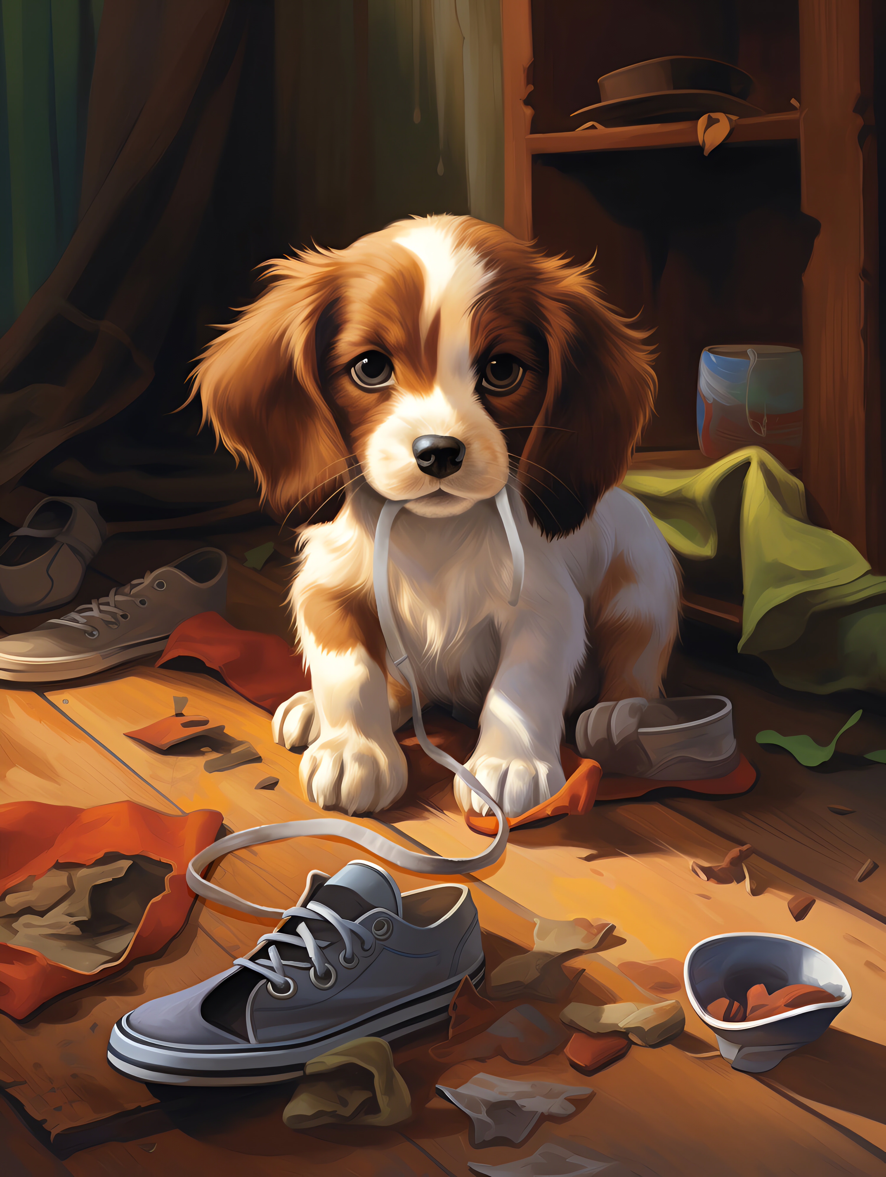 Illustration for page 16 of All the Things a Puppy Can Do!