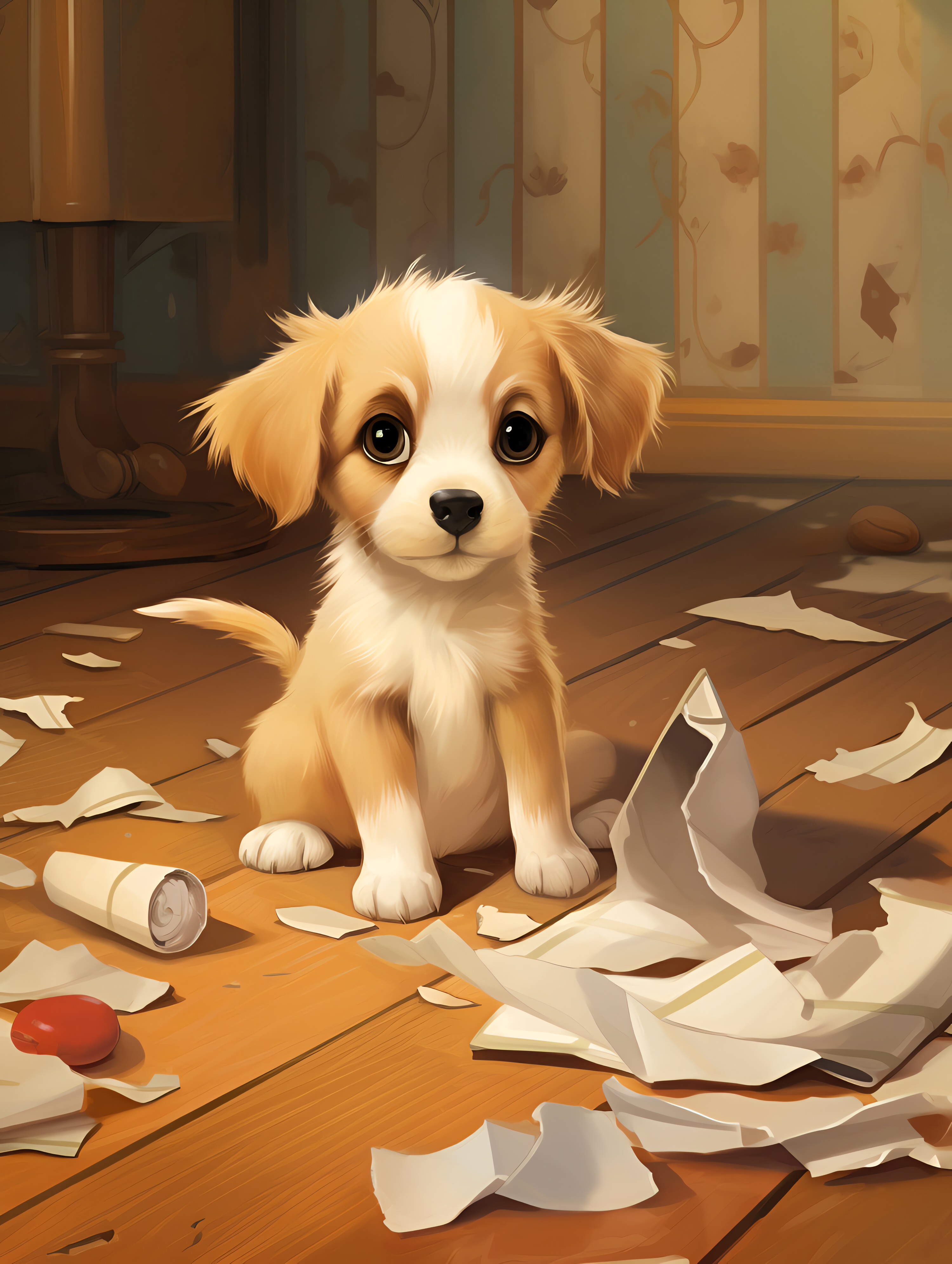 Illustration for page 19 of All the Things a Puppy Can Do!