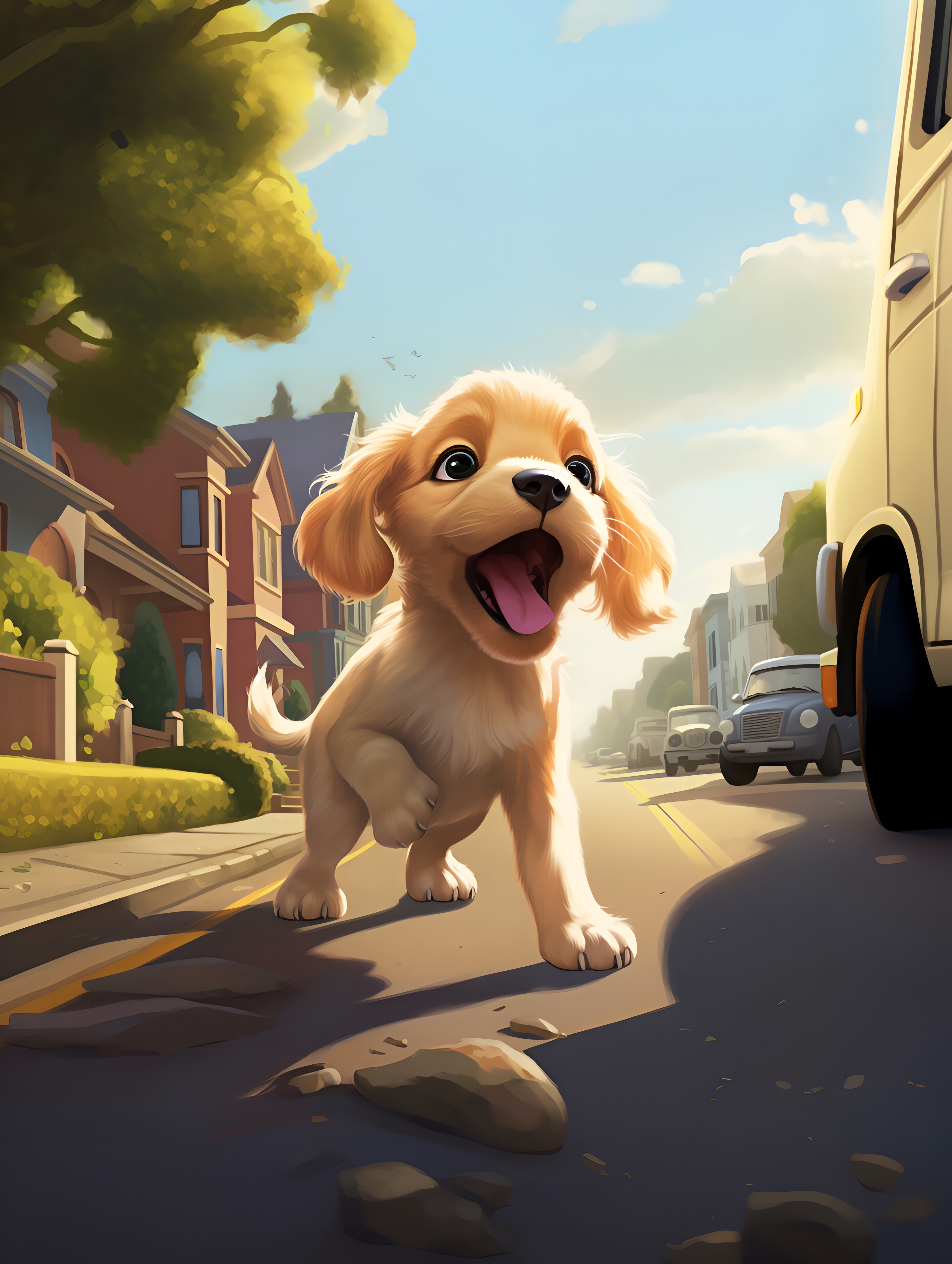 Illustration for page 5 of All the Things a Puppy Can Do!