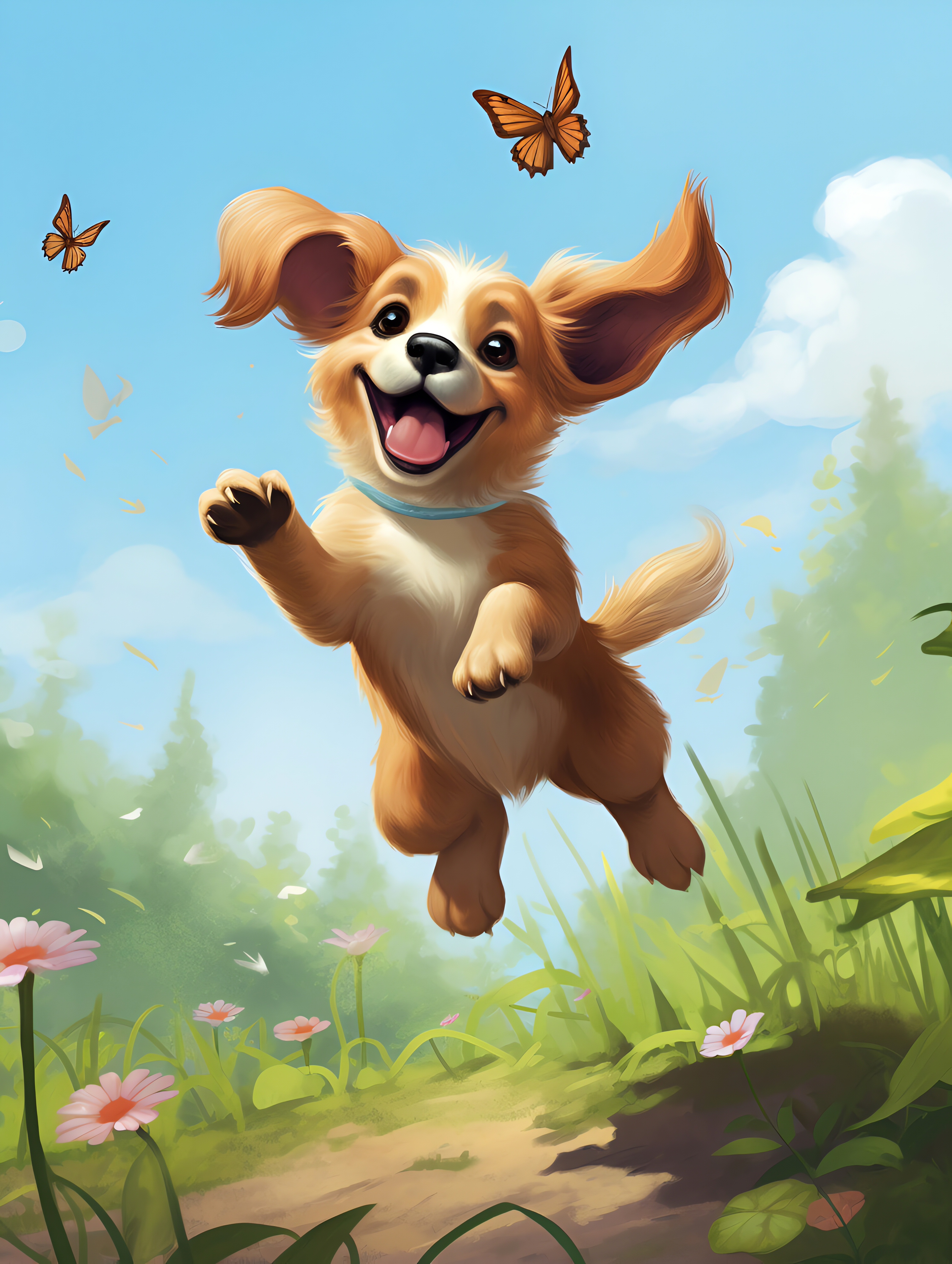 Illustration for page 6 of All the Things a Puppy Can Do!