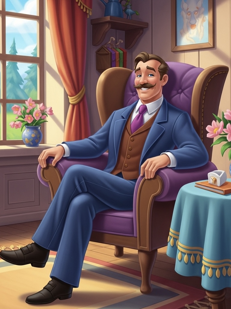Illustration for page 1 of Around the World in 80 Days