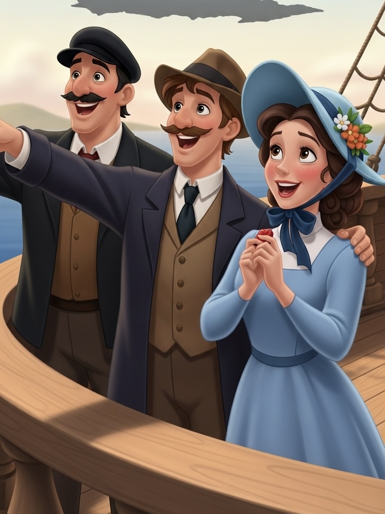 Illustration for page 15 of Around the World in 80 Days