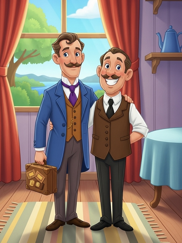 Illustration for page 3 of Around the World in 80 Days