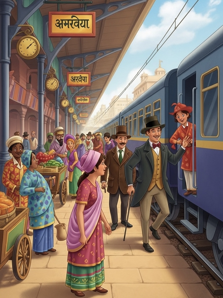 Illustration for page 7 of Around the World in 80 Days