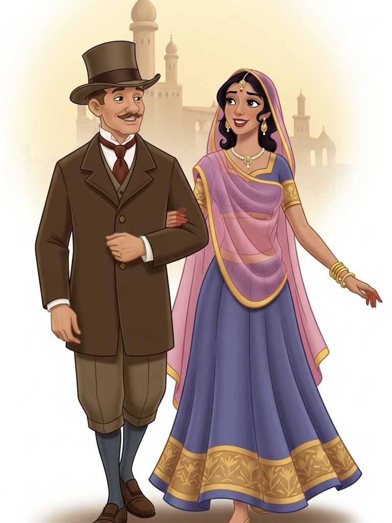 Illustration for page 8 of Around the World in 80 Days