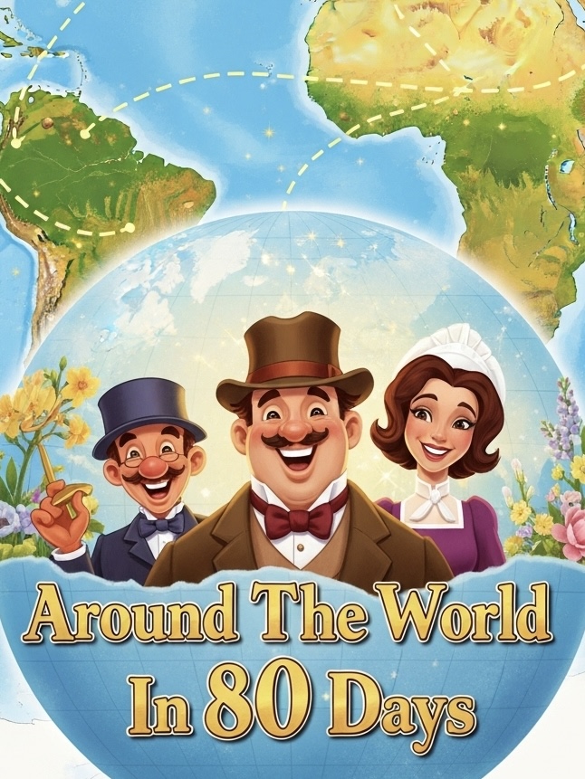 Cover of Around the World in 80 Days