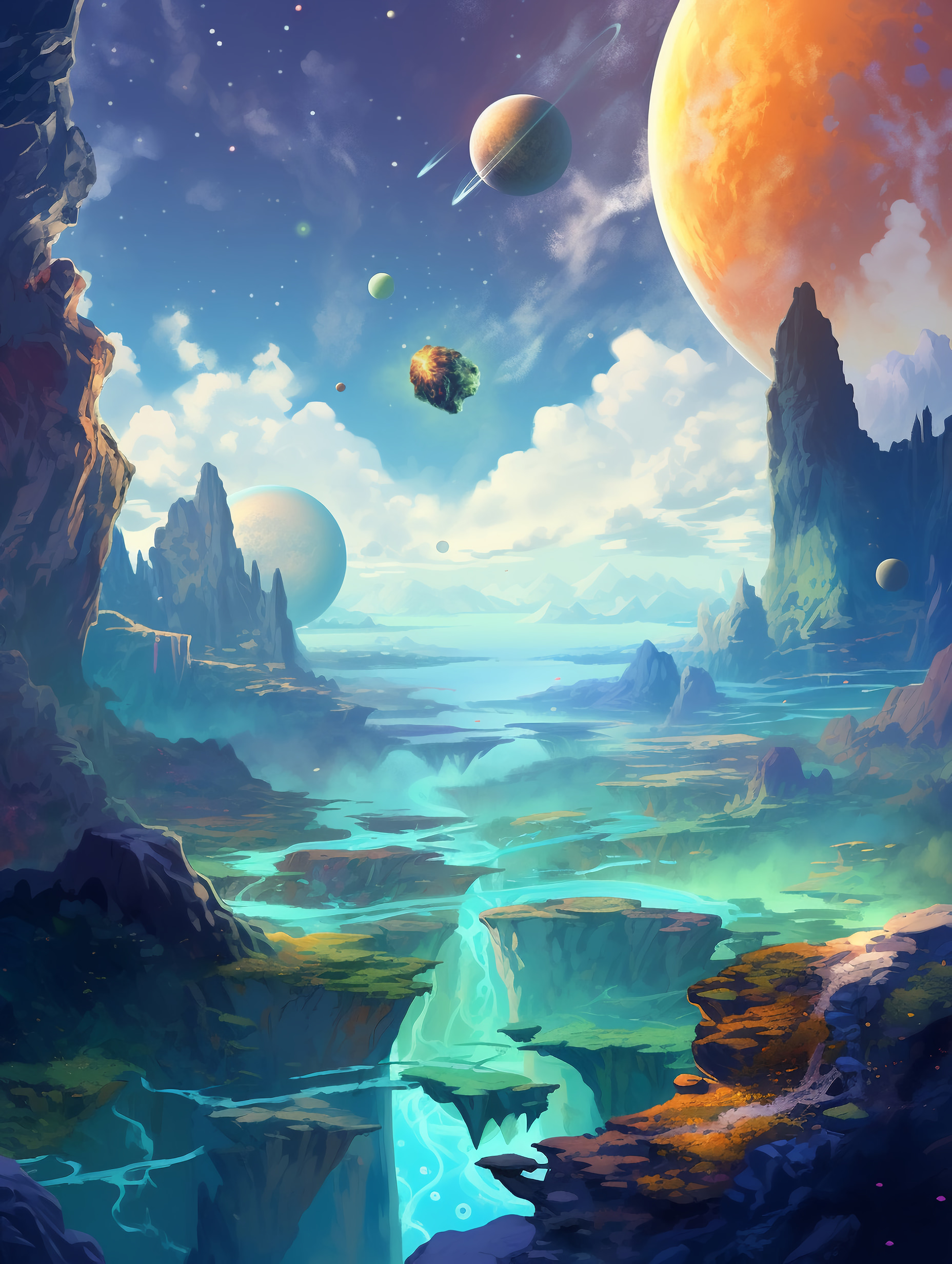 Illustration for page 2 of Aster's Odyssey