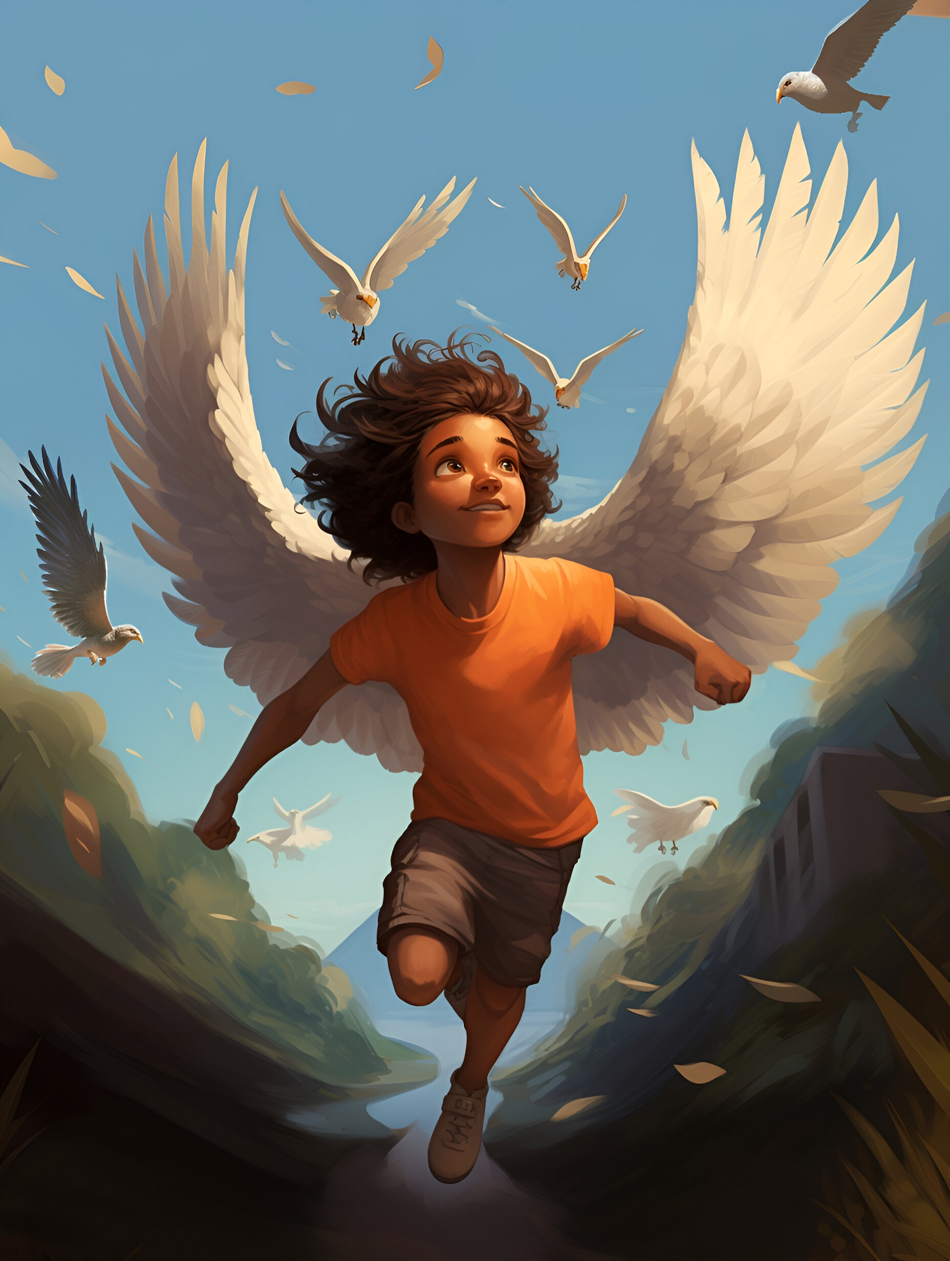 Illustration for page 11 of Benny and the Wonderful Wings