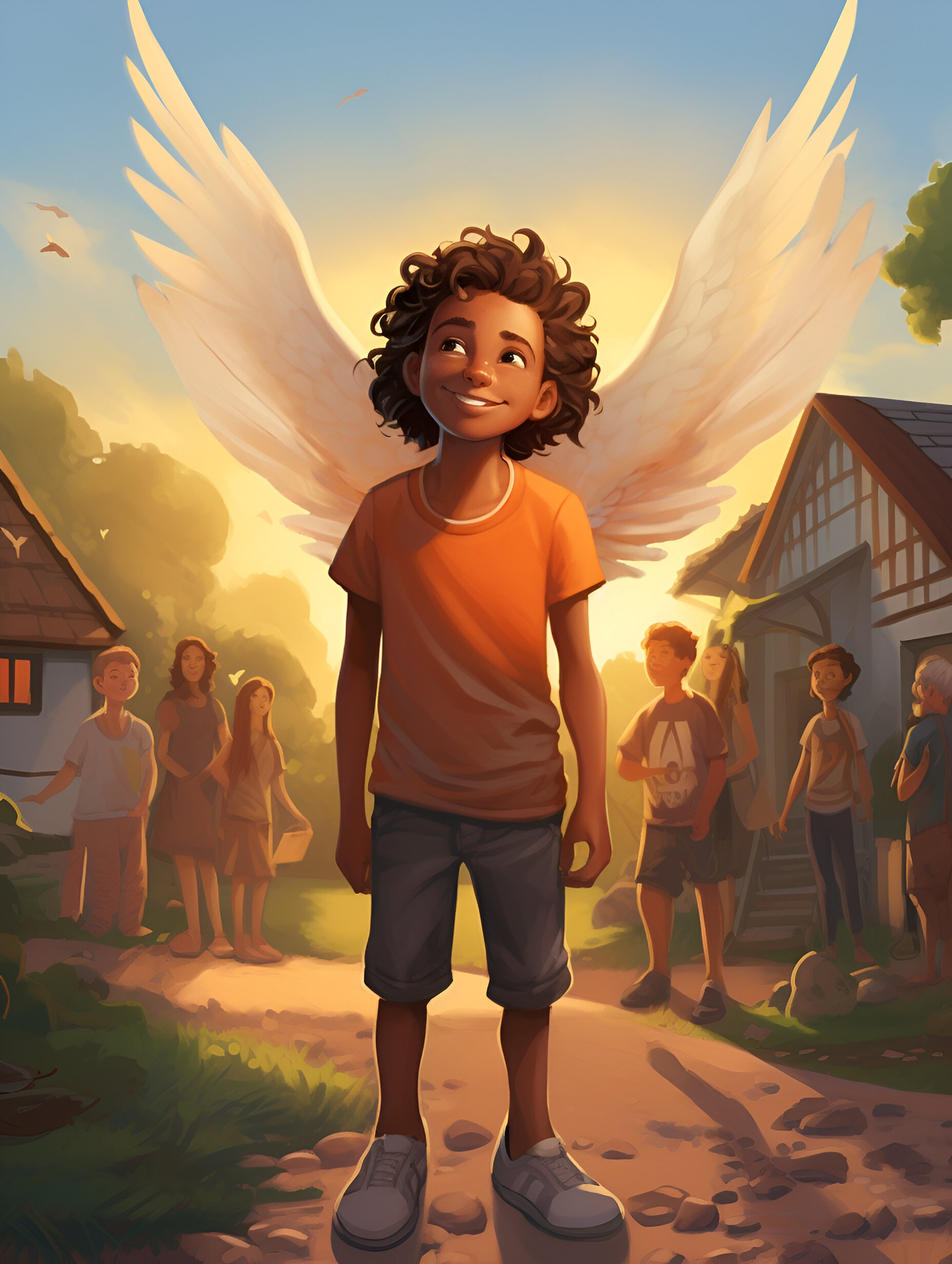 Illustration for page 13 of Benny and the Wonderful Wings