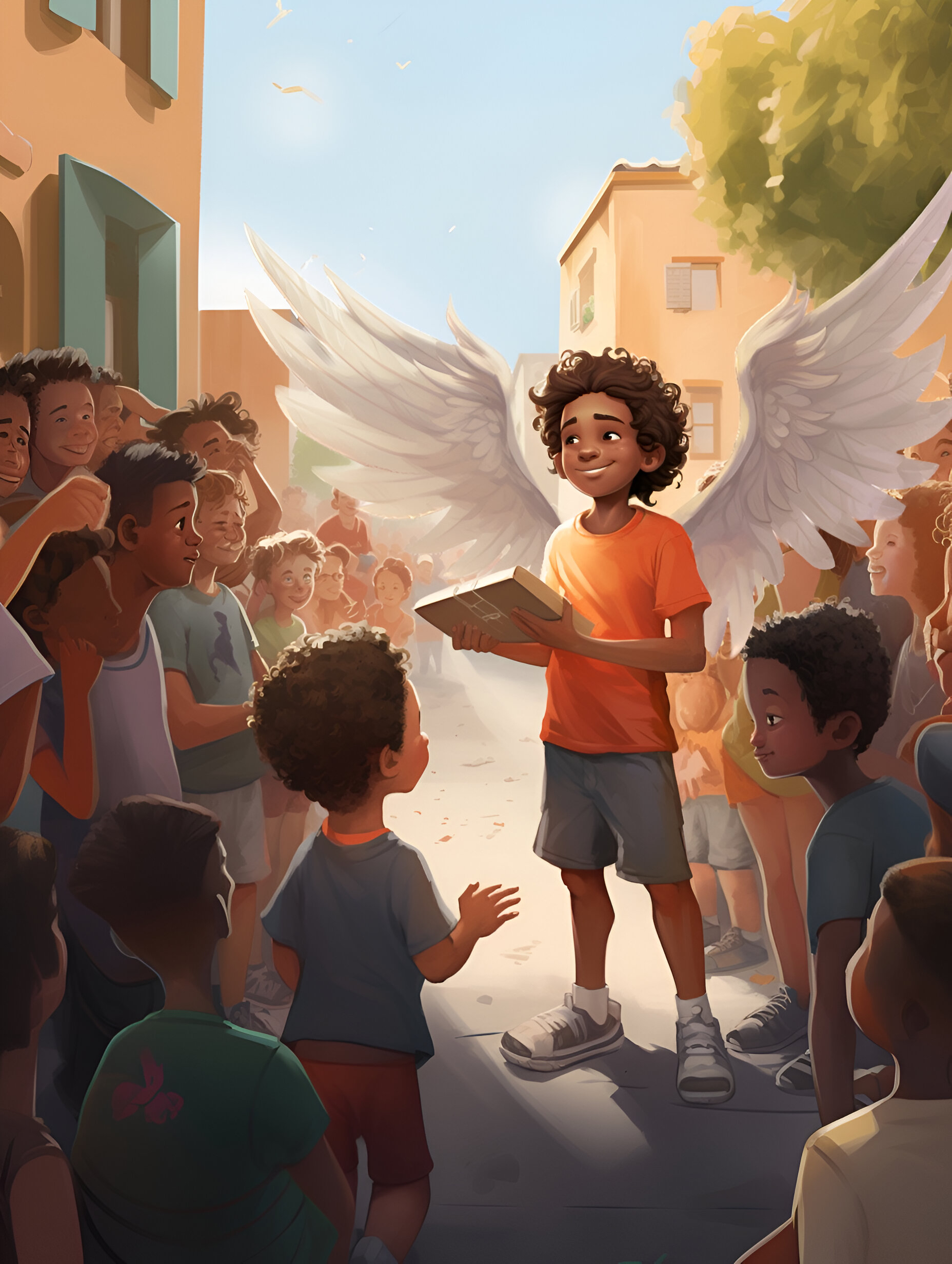 Illustration for page 14 of Benny and the Wonderful Wings