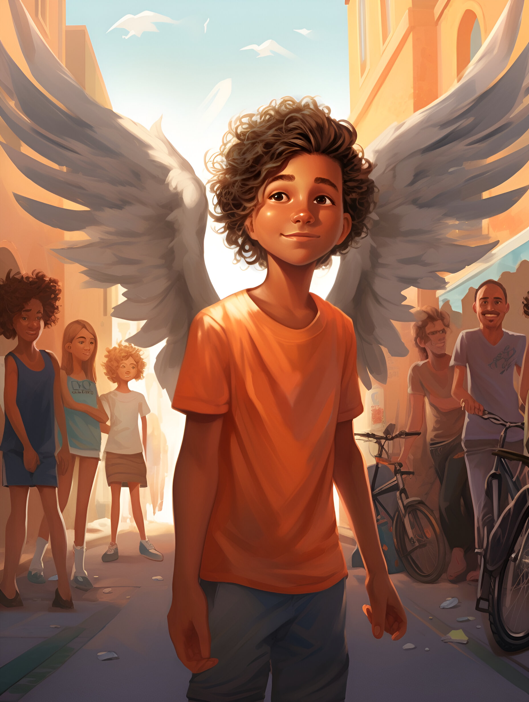 Illustration for page 19 of Benny and the Wonderful Wings