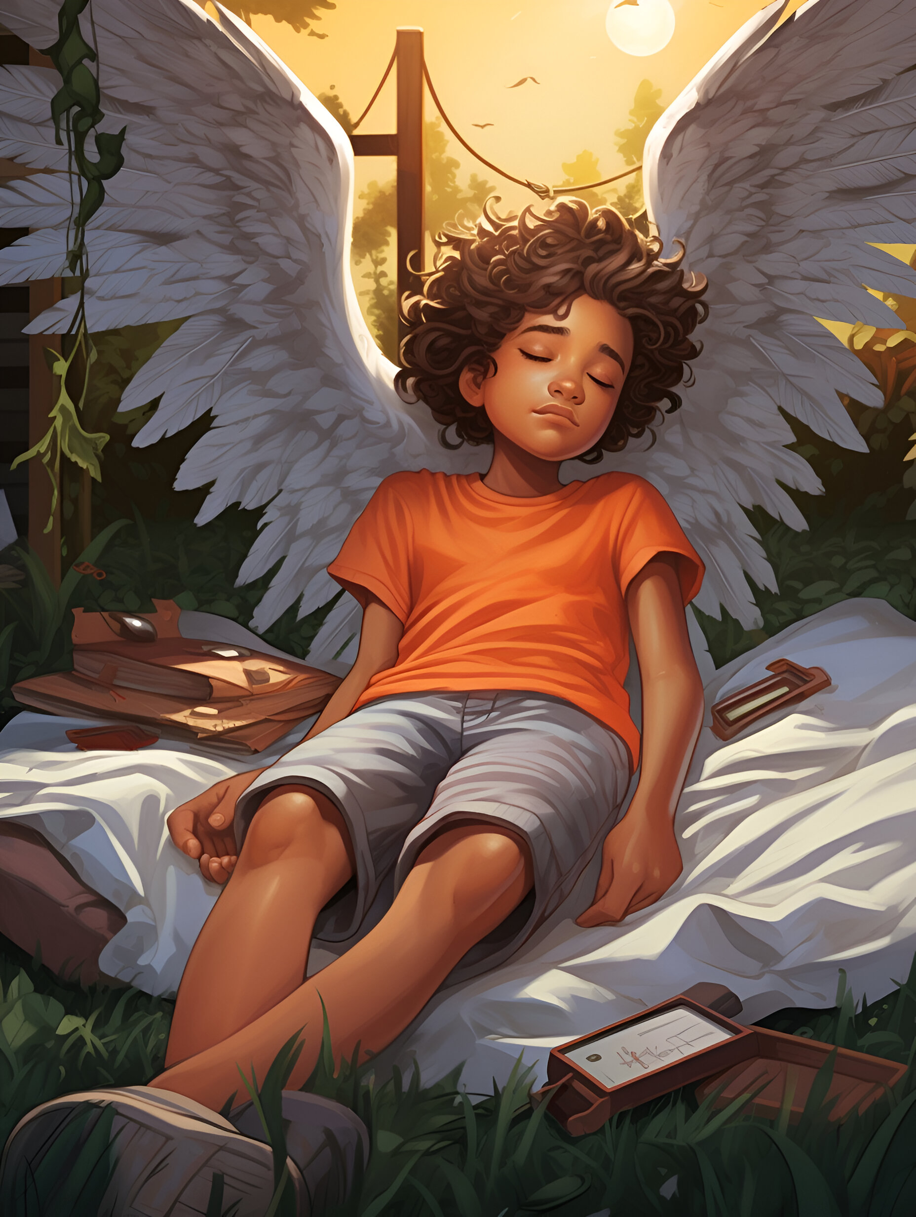 Illustration for page 20 of Benny and the Wonderful Wings