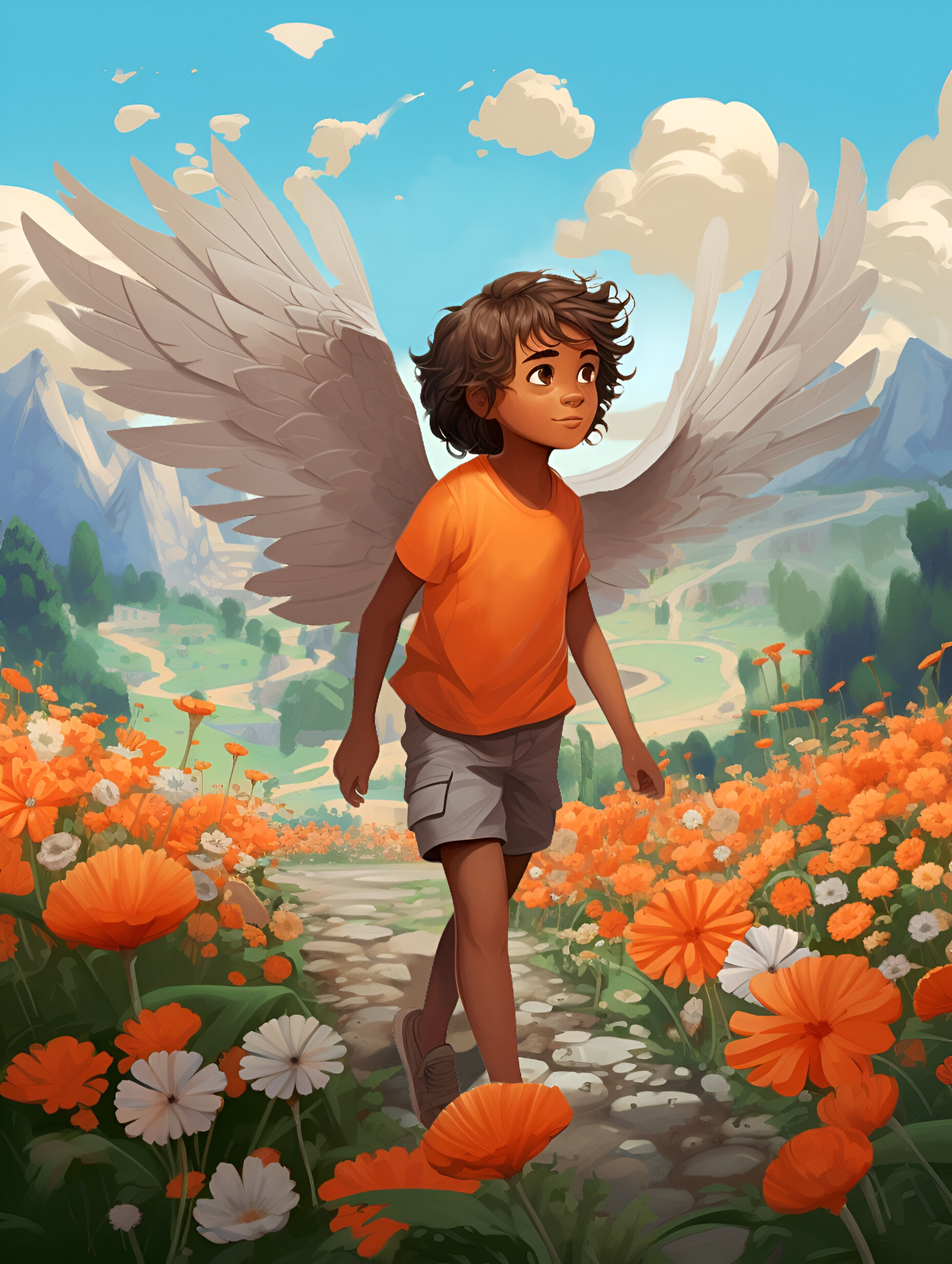 Illustration for page 21 of Benny and the Wonderful Wings