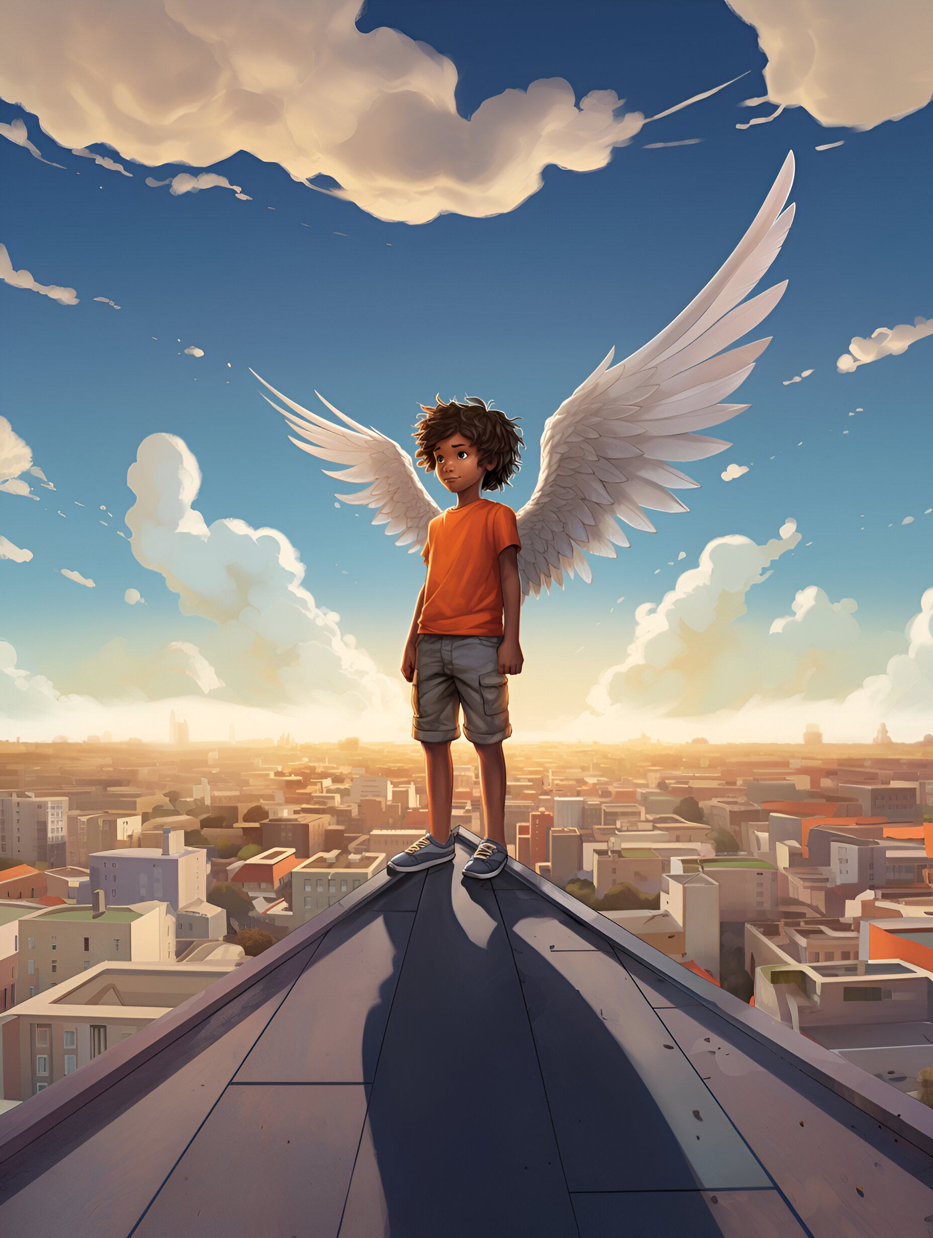 Illustration for page 22 of Benny and the Wonderful Wings