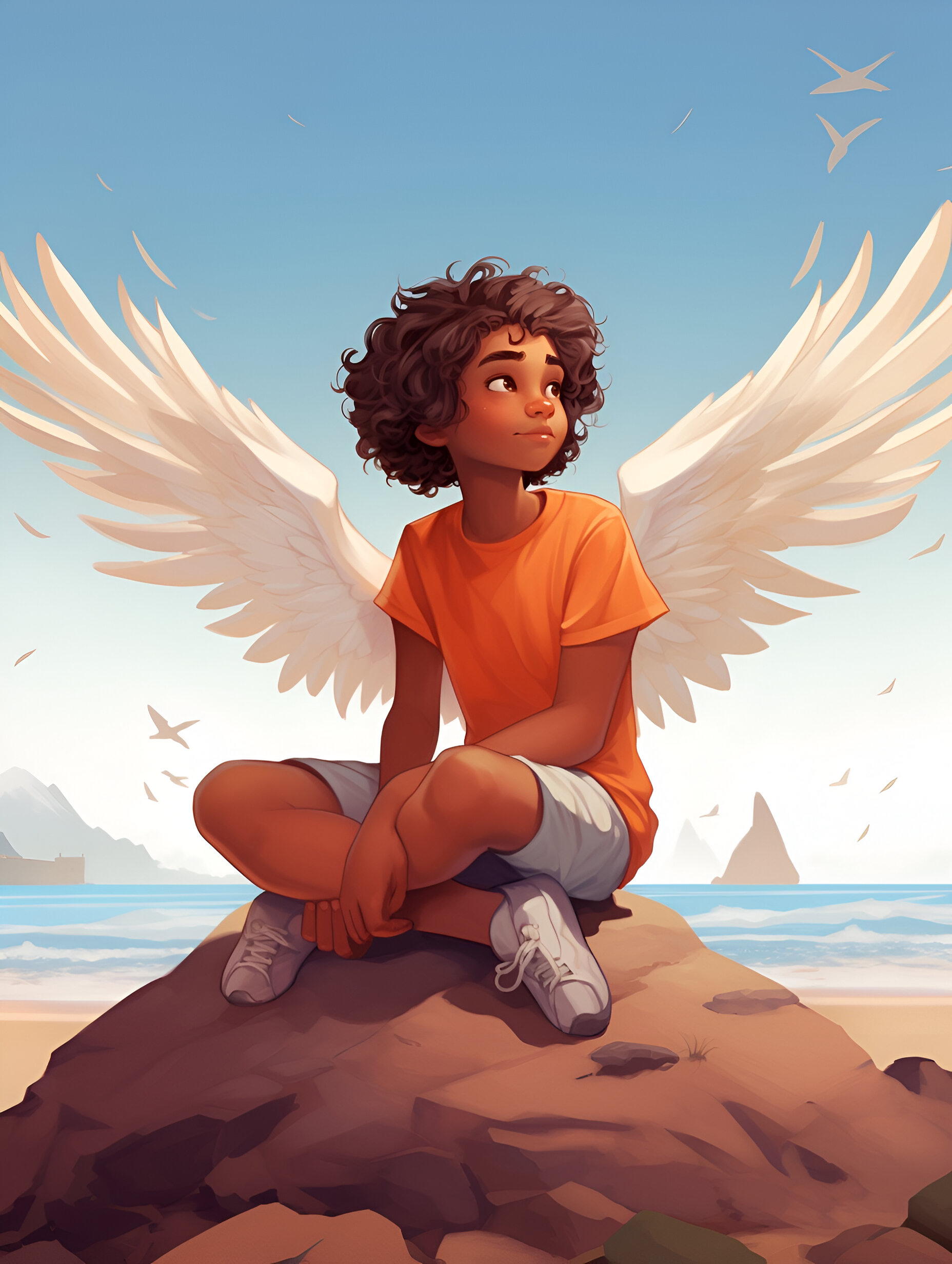 Illustration for page 23 of Benny and the Wonderful Wings