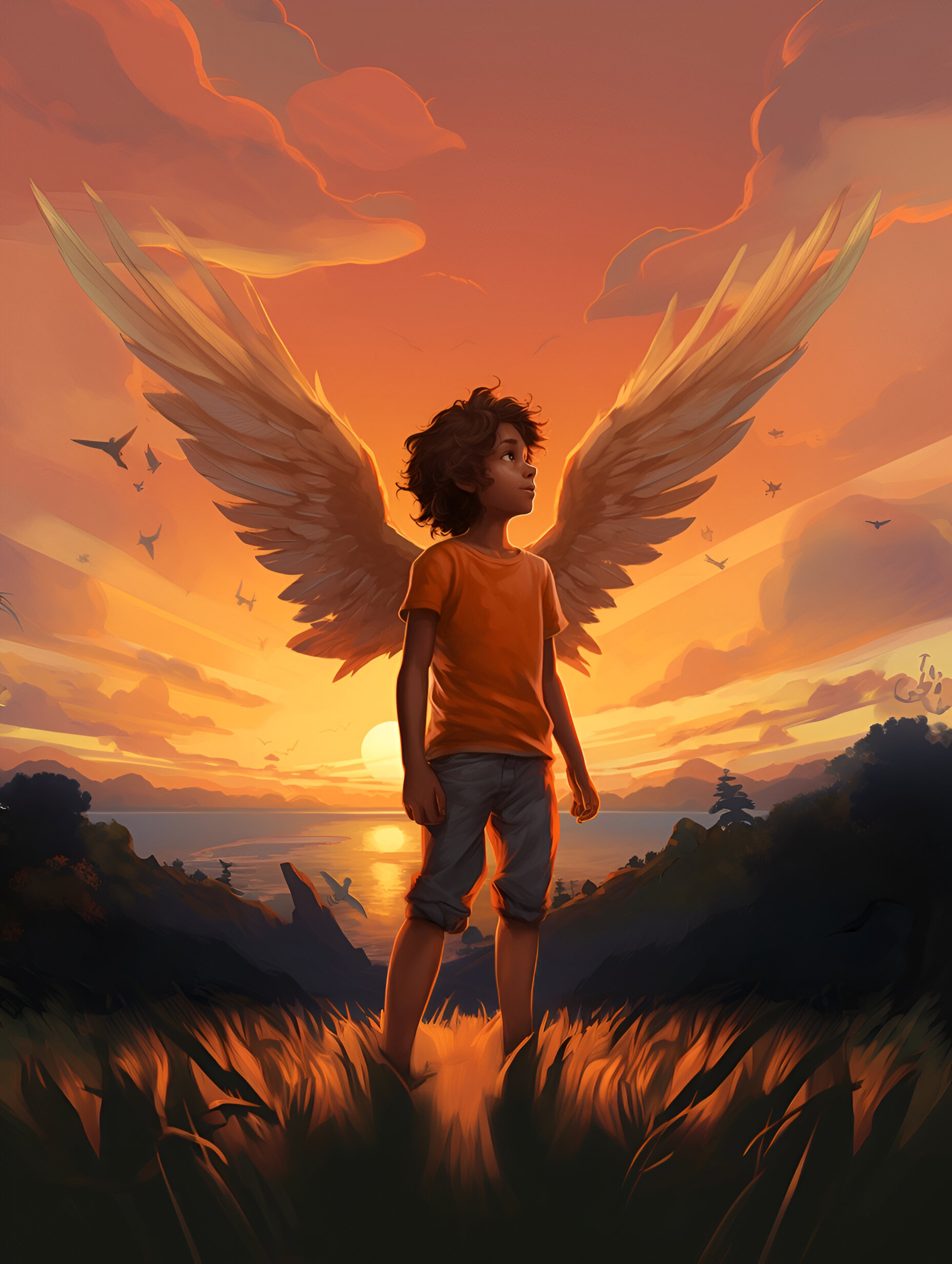 Illustration for page 24 of Benny and the Wonderful Wings