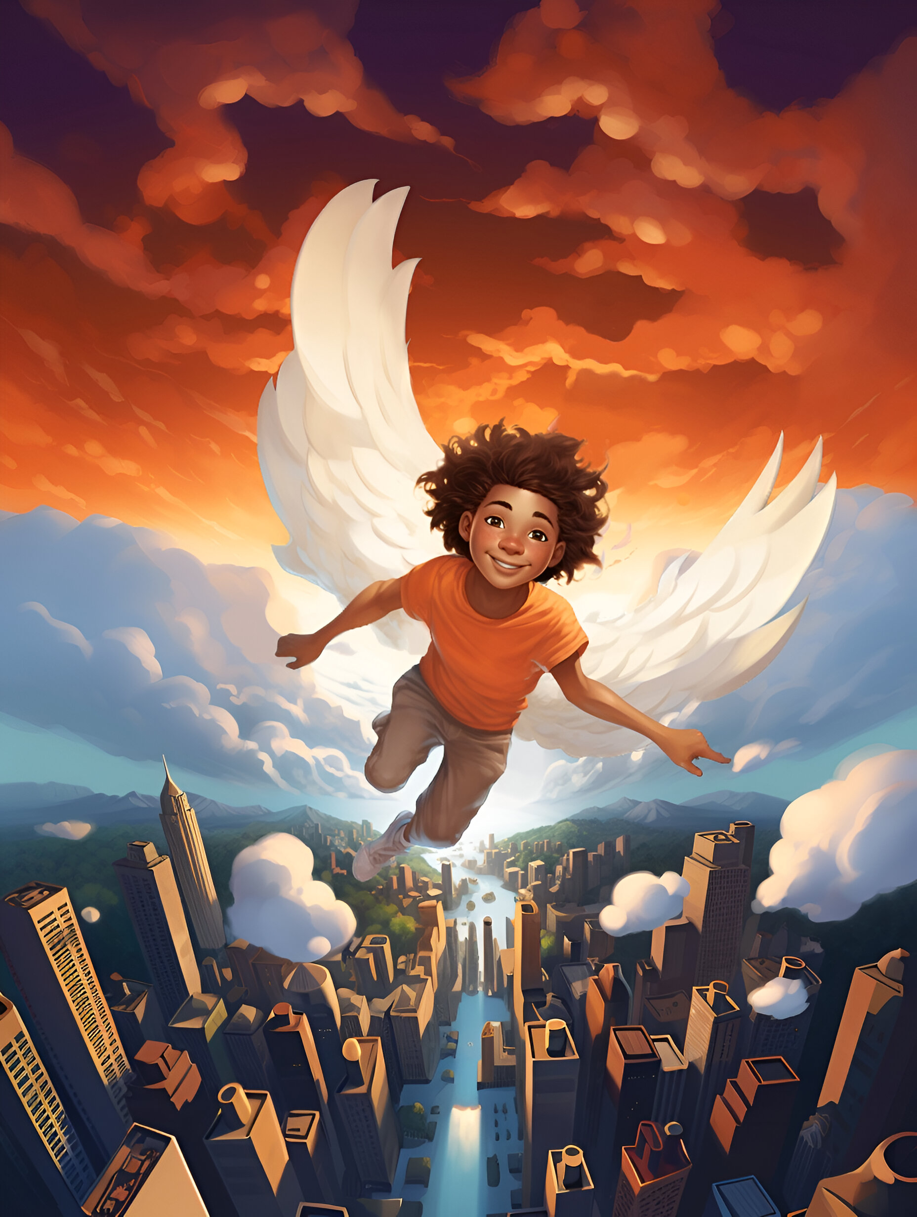 Illustration for page 6 of Benny and the Wonderful Wings
