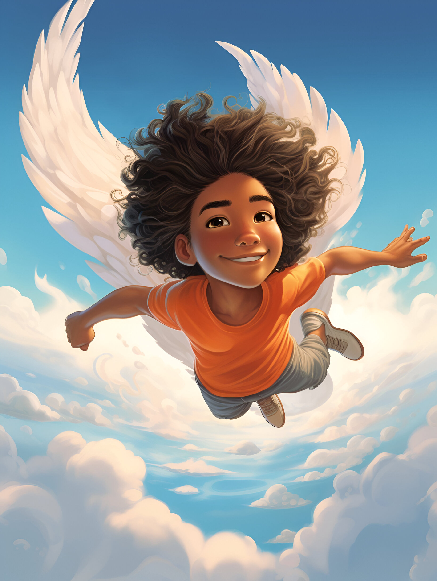 Illustration for page 7 of Benny and the Wonderful Wings
