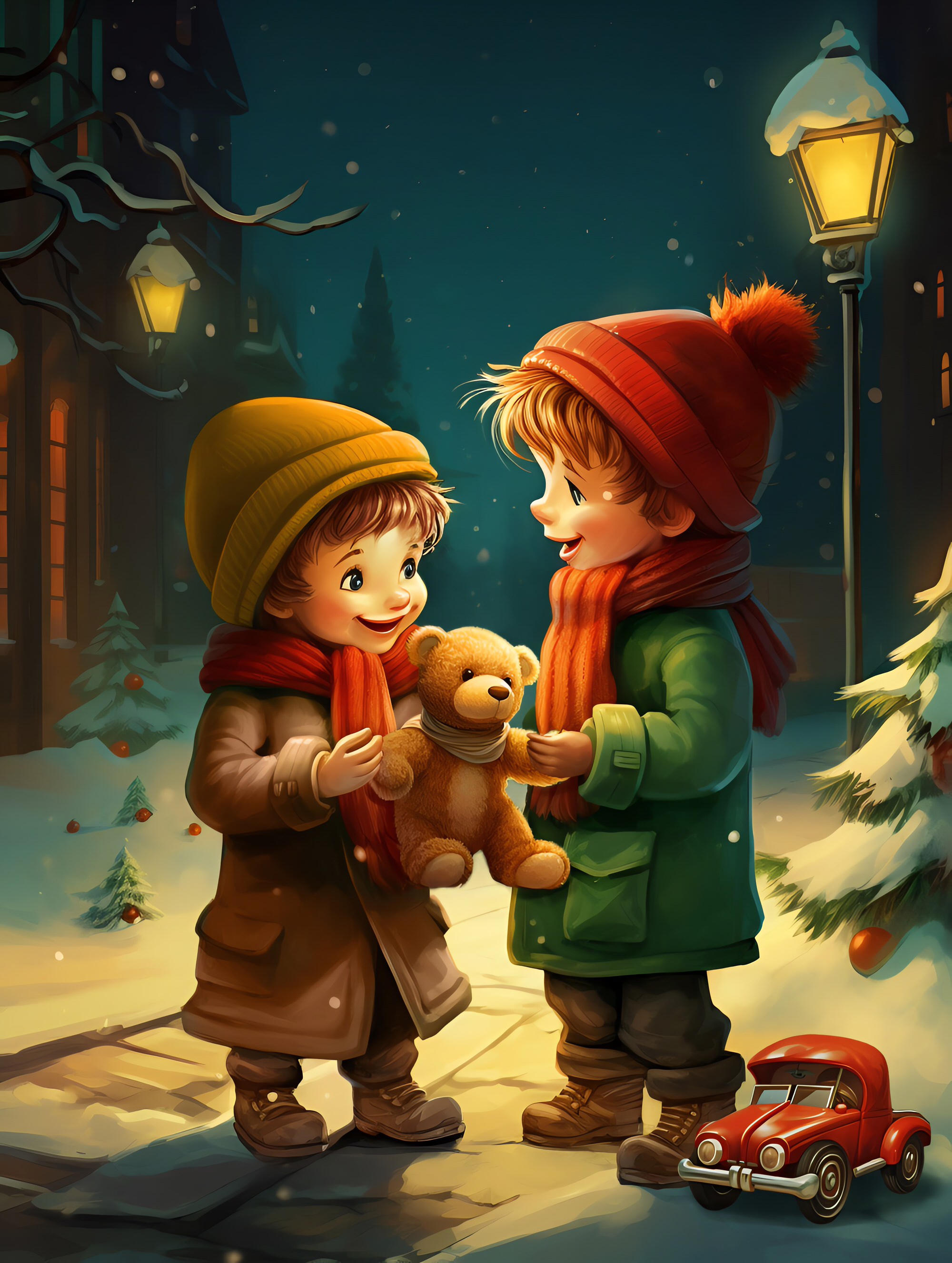 Illustration for page 11 of Bobby's Christmas Miracle
