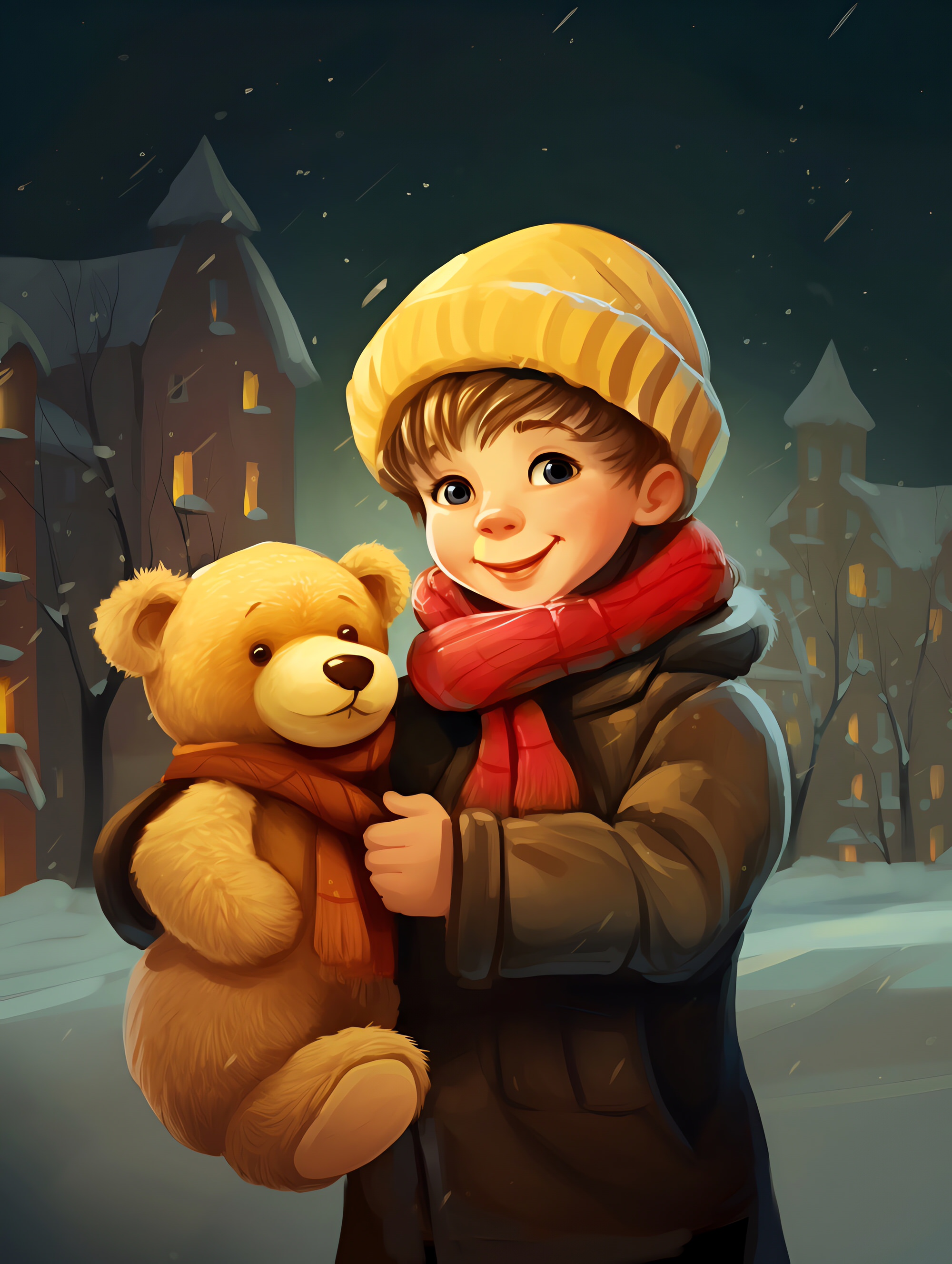 Illustration for page 12 of Bobby's Christmas Miracle