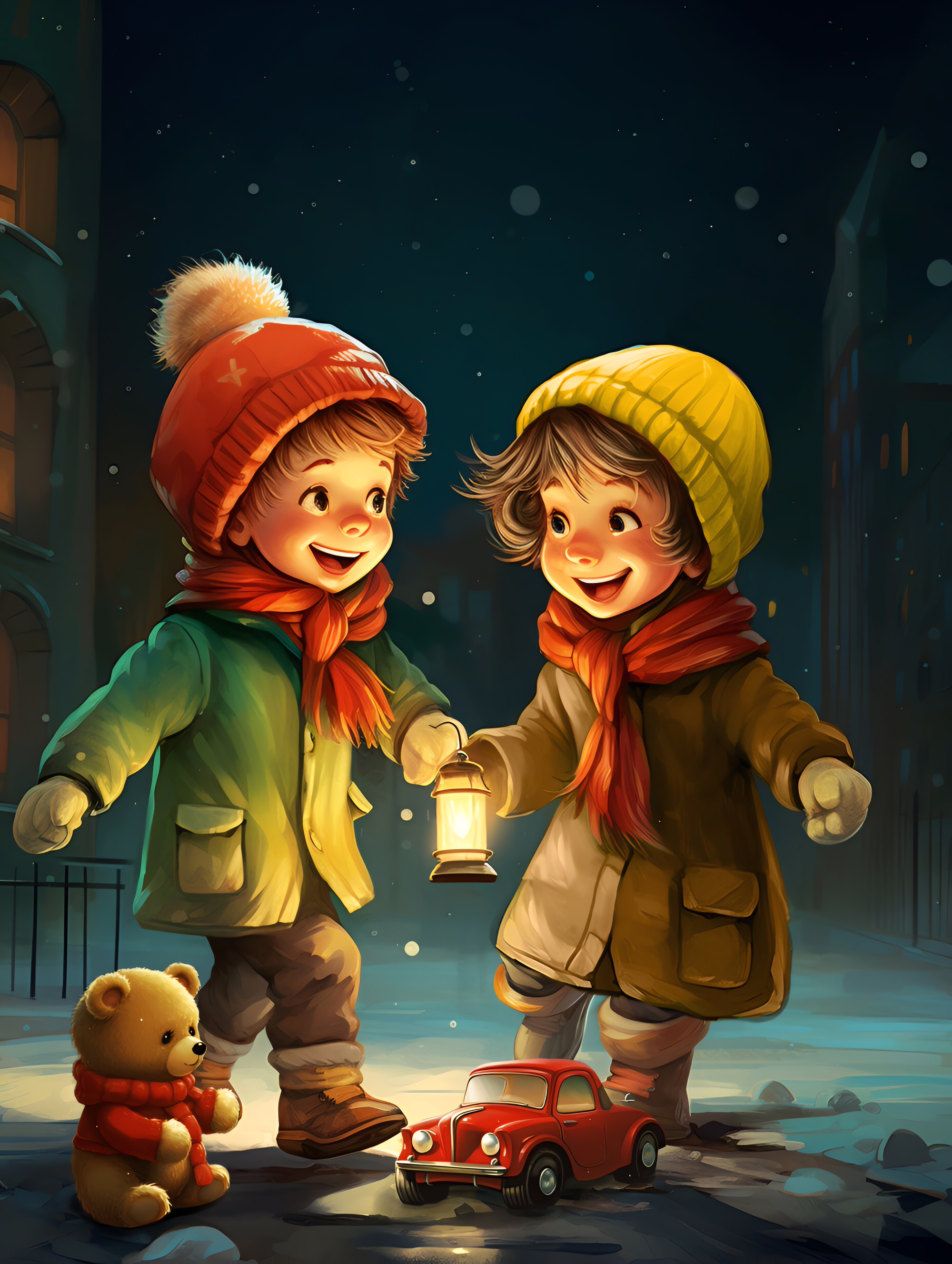 Illustration for page 13 of Bobby's Christmas Miracle