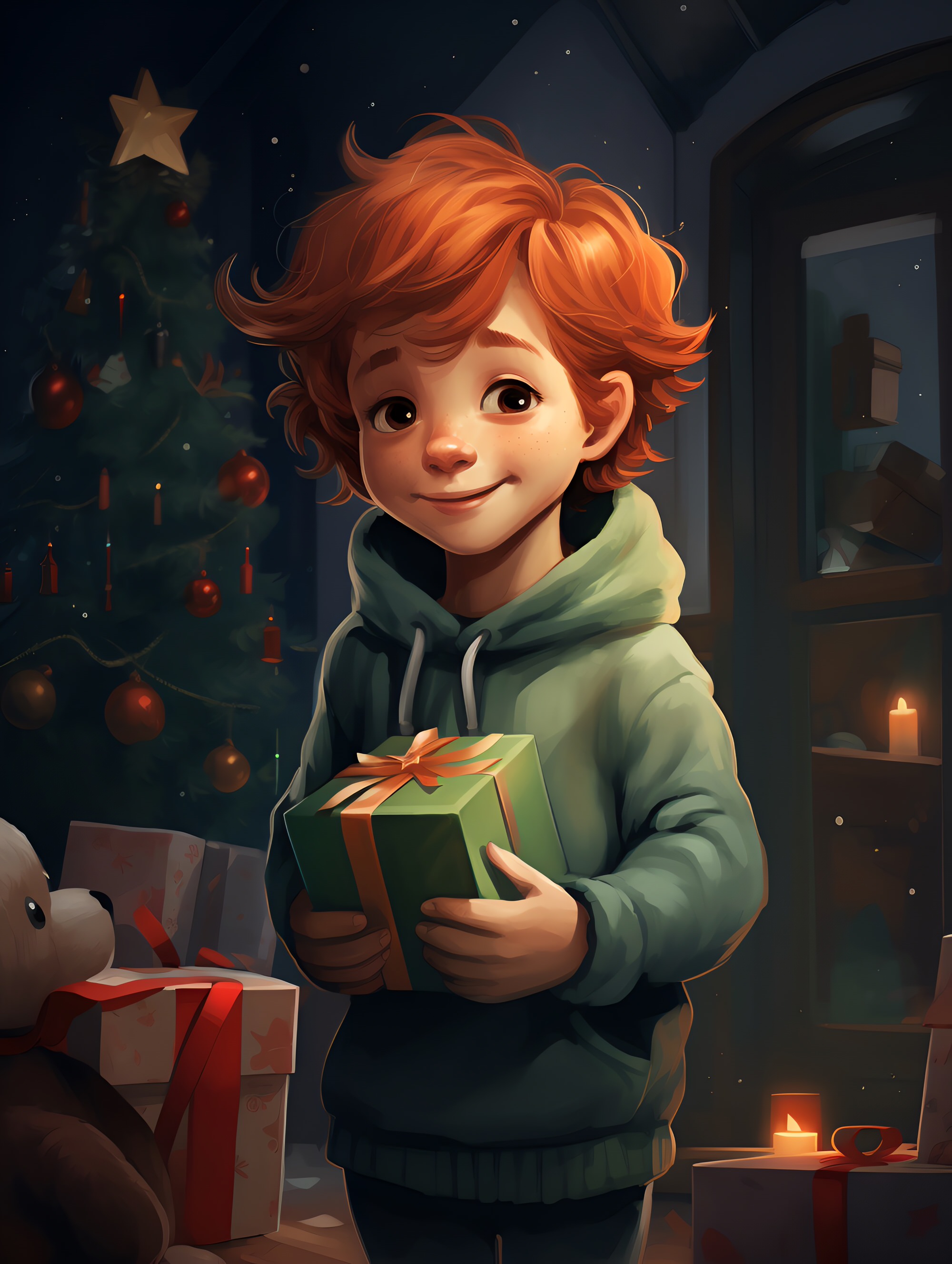 Illustration for page 14 of Bobby's Christmas Miracle